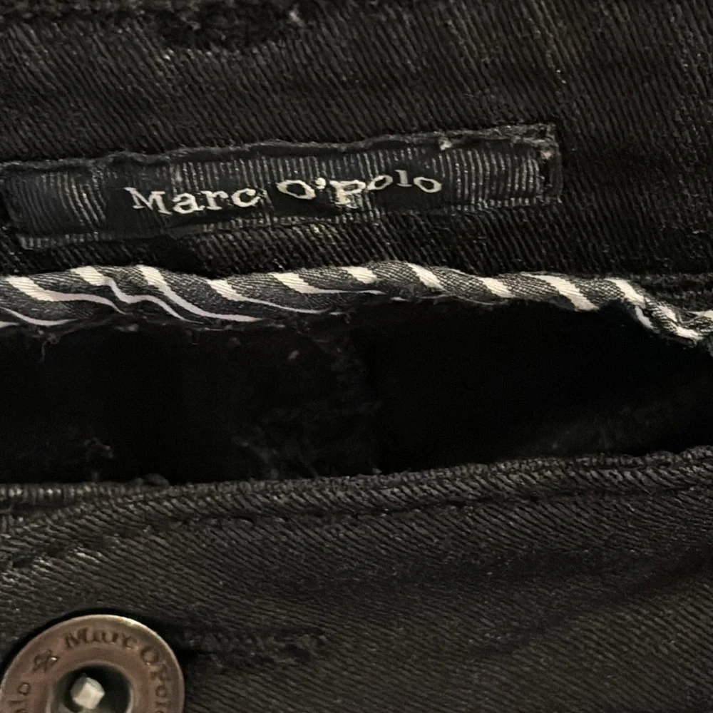 Marc O'Polo Junior Black Denim Wax Coated Denim Jeans